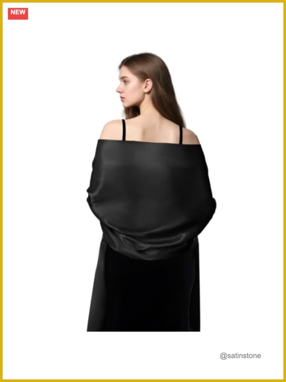 Satin Shawl Wrap Extra Long Wedding Evening Pashmina Bridesmaid Scarf